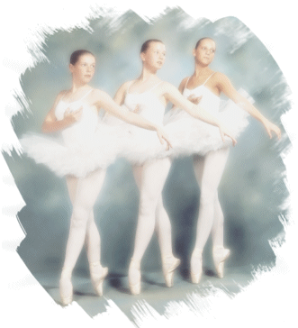 Dance Picture - Row of Ballerinas