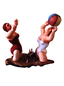 Bathers Playing with a Ball - acf040R.gif (16410 bytes)