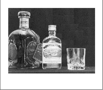 Scotch Mist & Scotch Whisky B&W Image